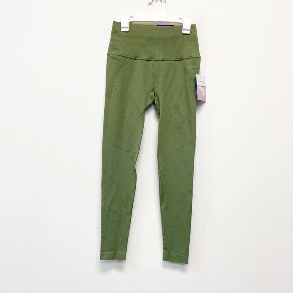 Joylab Women's High Waisted Moisture-Wicking Ribbed Leggings Size XS - Picture 1 of 4